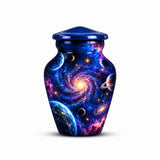 Personalized Galaxy Cremation Urn - Space Memorial Urn