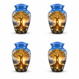 Personalized Tree of Life Cremation Urn - Sunset Memorial