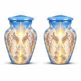 Personalized Angel Wings Cremation Urn - Heaven Memorial