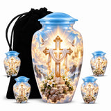 Personalized Cross Cremation Urn - Christian Memorial Urn