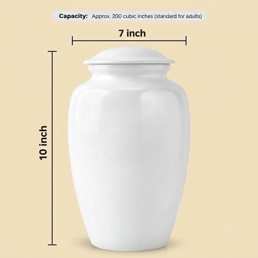 Personalized Angel Wings Cremation Urn - Heaven Memorial