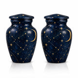 Personalized Celestial Cremation Urn - Moon & Stars Memorial