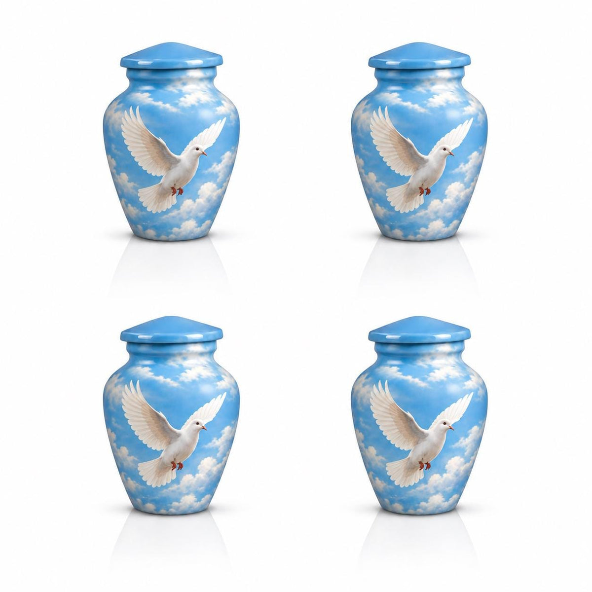 Personalized Dove Memorial Urn - Heaven Urn For Mom