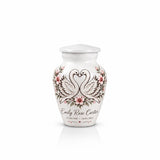 Personalized Swan Cremation Urn - Couple Memorial Urn