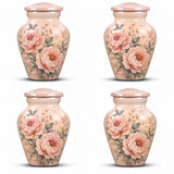 Personalized Floral Cremation Urn - Pink Flower Memorial