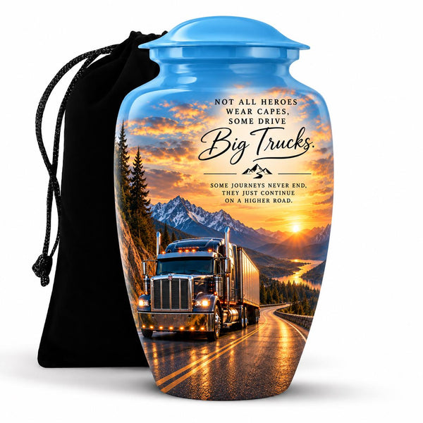 Truck & Trucker Memorial Urns