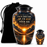 Personalized Mountain Cremation Urn - Memorial Tribute