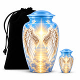 Personalized Angel Wings Cremation Urn - Heaven Memorial
