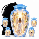 Personalized Heaven Angel Wings Urn For Mom - Cremation Urn