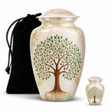 Personalized Tree of Life Memorial Urn - Nature Cremation Urn