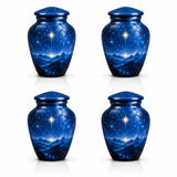 Personalized Mountain Memorial Urn - Night Sky Cremation Urn