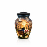Personalized Military Memorial Urn - Veteran Cremation Urn
