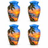 Personalized Beach Memorial Urn - Sunset Cremation Urn