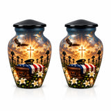 Personalized Military Memorial Urn - Veteran Cremation Urn