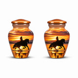Personalized Horse Memorial Urn - Equestrian Cremation Urn