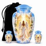 Personalized Heaven Angel Wings Urn For Mom - Cremation Urn