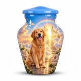 Personalized Dog Memorial Urn - Golden Retriever Pet Urn