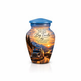Personalized Truck Memorial Urn For Dad - Sunset Theme