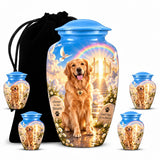 Personalized Dog Memorial Urn - Golden Retriever Pet Urn