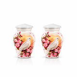 Personalized Dove Memorial Urn For Mom - Cherry Blossom