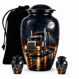 Personalized Truck Memorial Urn For Dad - Trucker Cremation Urn