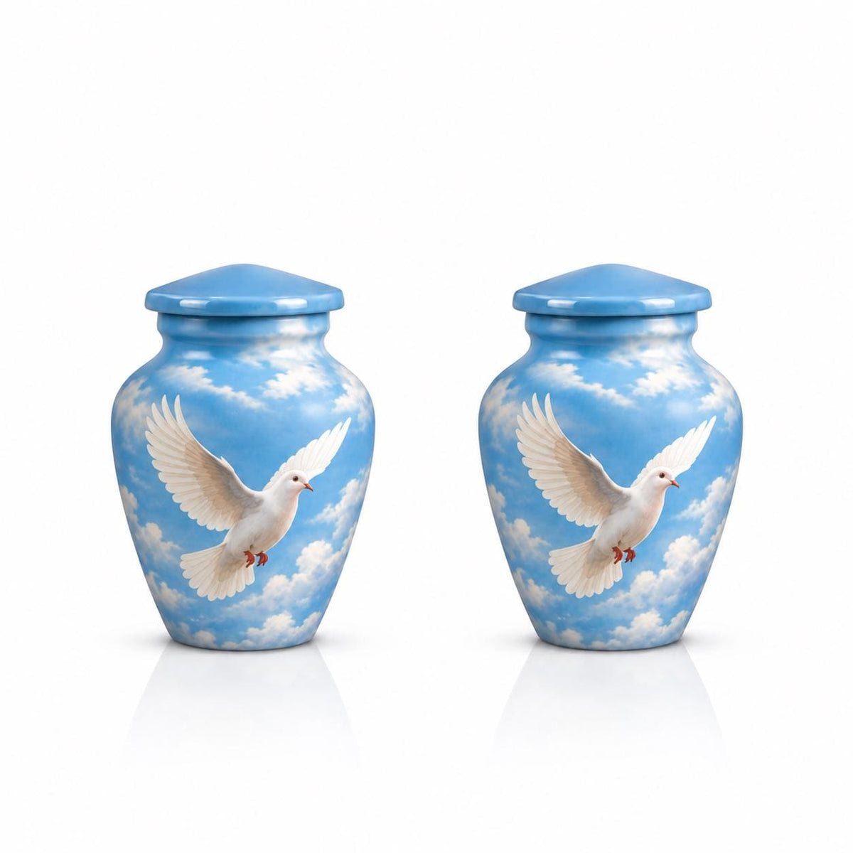Personalized Dove Memorial Urn - Heaven Urn For Mom