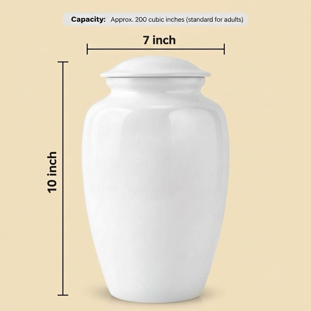 Cow Boy Cremation Urn - Horse Memorial Urn For Adult Ashes