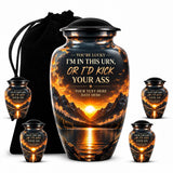 Personalized Mountain Cremation Urn - Memorial Tribute