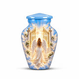 Personalized Heaven Angel Wings Urn For Mom - Cremation Urn