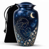 Personalized Mother & Child Memorial Urn - Moonlight Urn