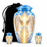 Personalized Angel Wings Cremation Urn - Heaven Memorial