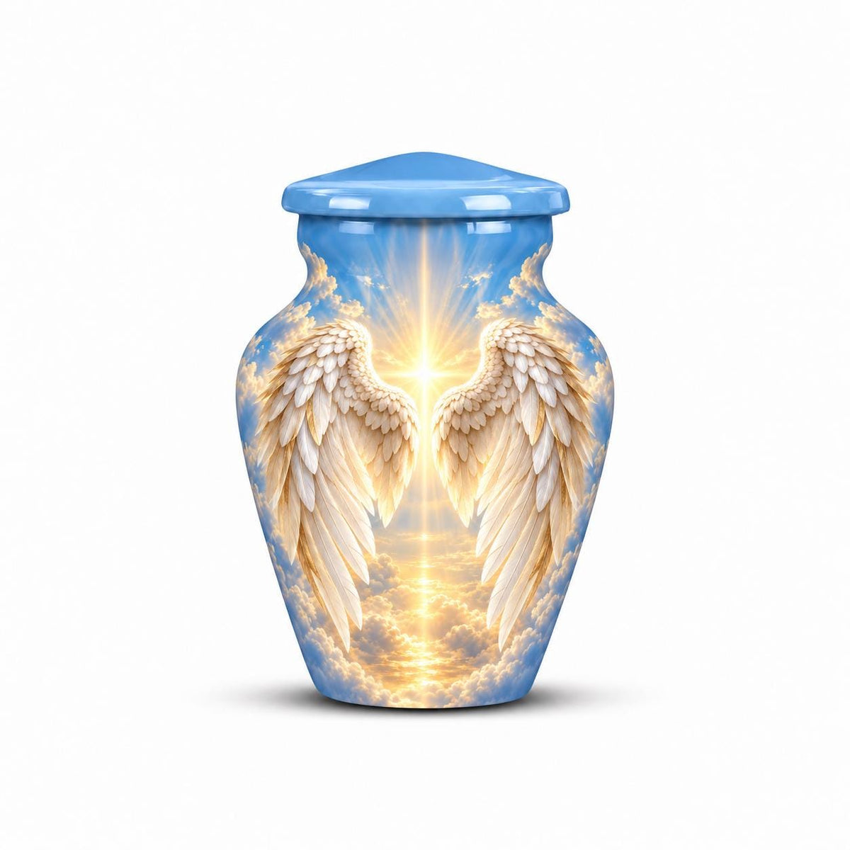 Personalized Angel Wings Cremation Urn - Heaven Memorial