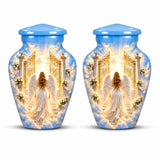Personalized Heaven Angel Wings Urn For Mom - Cremation Urn