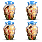 Personalized Jesus Memorial Urn - Christian Cremation Urn