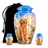 Personalized Dog Memorial Urn - Golden Retriever Pet Urn
