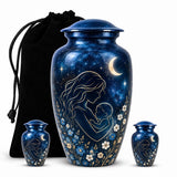 Personalized Mother & Child Memorial Urn - Moonlight Urn
