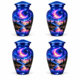 Personalized Mountain Cremation Urn For Adult Ashes - Moon Funeral Urn For Loved Ones