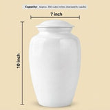 Personalized Jesus Memorial Urn For Human Ashes - Heaven Theme Cremation Urn