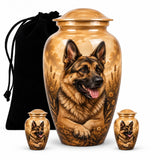 Personalized German Shepherd Cremation Urn for Pet Ashes, Dog Memorial Urn, Custom Pet Funeral Urn, German Shepherd Keepsake
