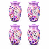 Unicorn Cremation Urn For Loved Ones - Beautiful Memorial Urn For Mom Ashes, Butterfly Cremation Urn