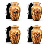 Personalized Golden Retriever Cremation Urn For Pet Ashes - Dog Memorial Urn For Loved Ones