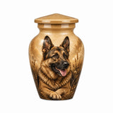 Personalized German Shepherd Cremation Urn for Pet Ashes, Dog Memorial Urn, Custom Pet Funeral Urn, German Shepherd Keepsake