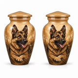 Personalized German Shepherd Cremation Urn for Pet Ashes, Dog Memorial Urn, Custom Pet Funeral Urn, German Shepherd Keepsake