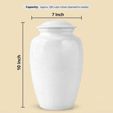 Personalized Black Cremation Urn For Human Ashes - Forever Cremation Urn For Loved ones, Memorial Keepsake